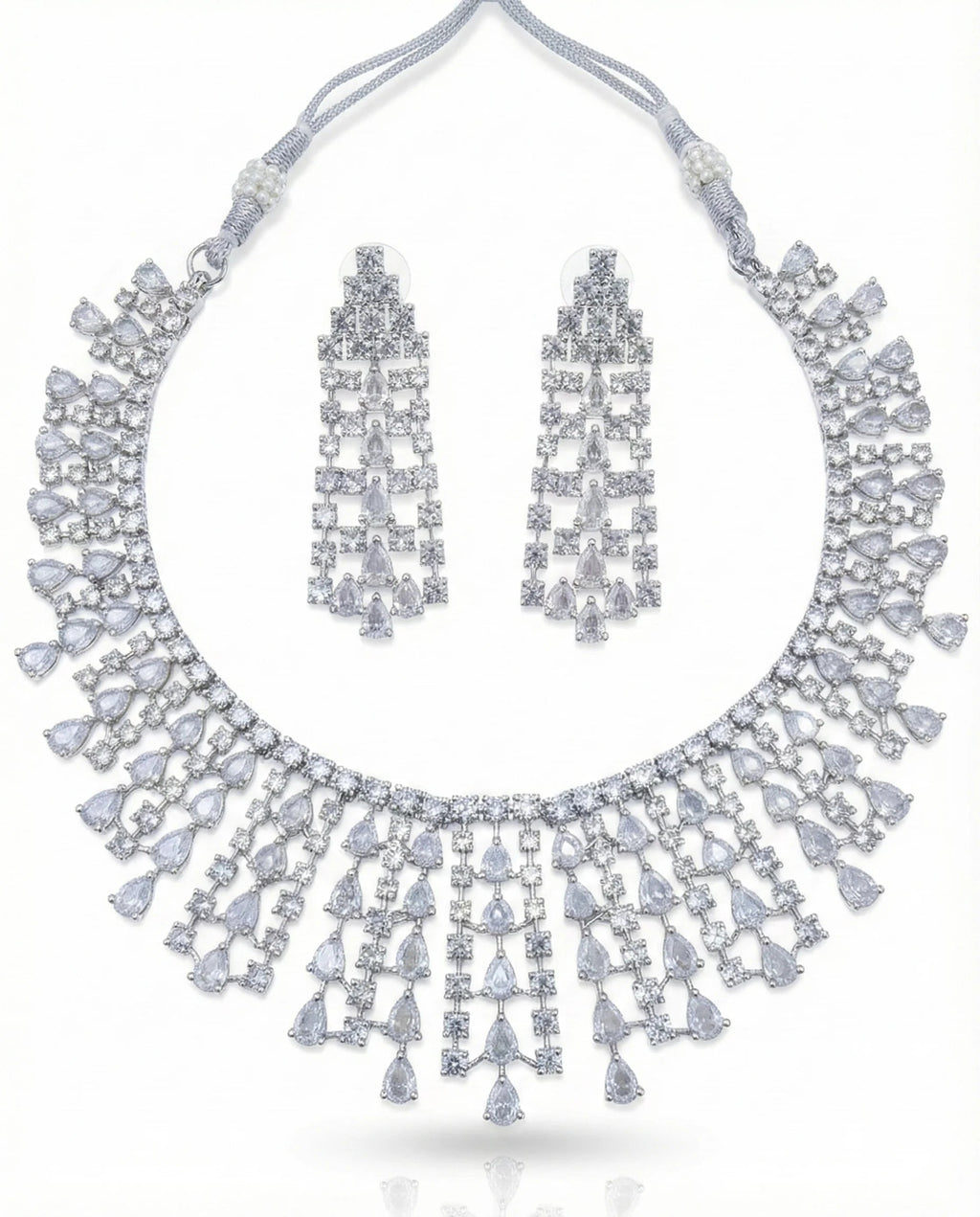 Teardrop Fringe Statement Set