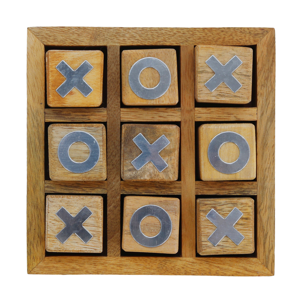 Handmade Wooden Noughts and Crosses / Tic Tac Toe / Tik Tak Toe