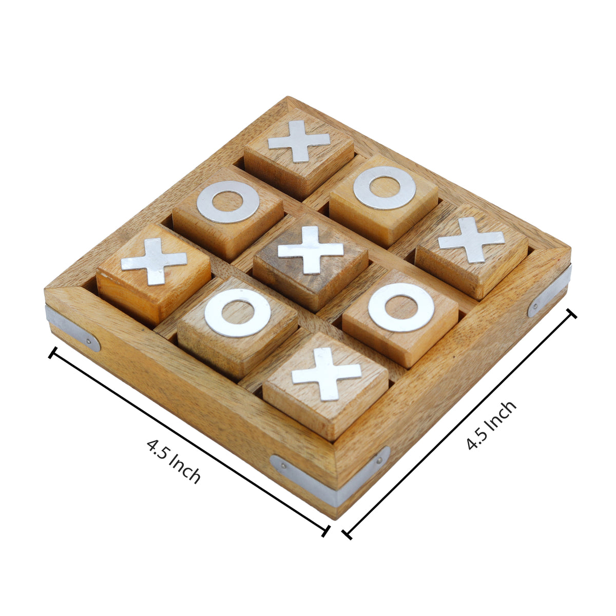 Handmade Wooden Noughts and Crosses / Tic Tac Toe / Tik Tak Toe