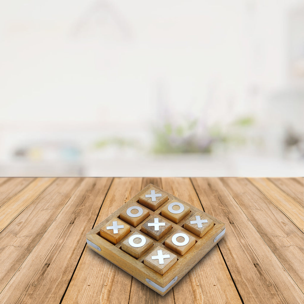 Handmade Wooden Noughts and Crosses / Tic Tac Toe / Tik Tak Toe