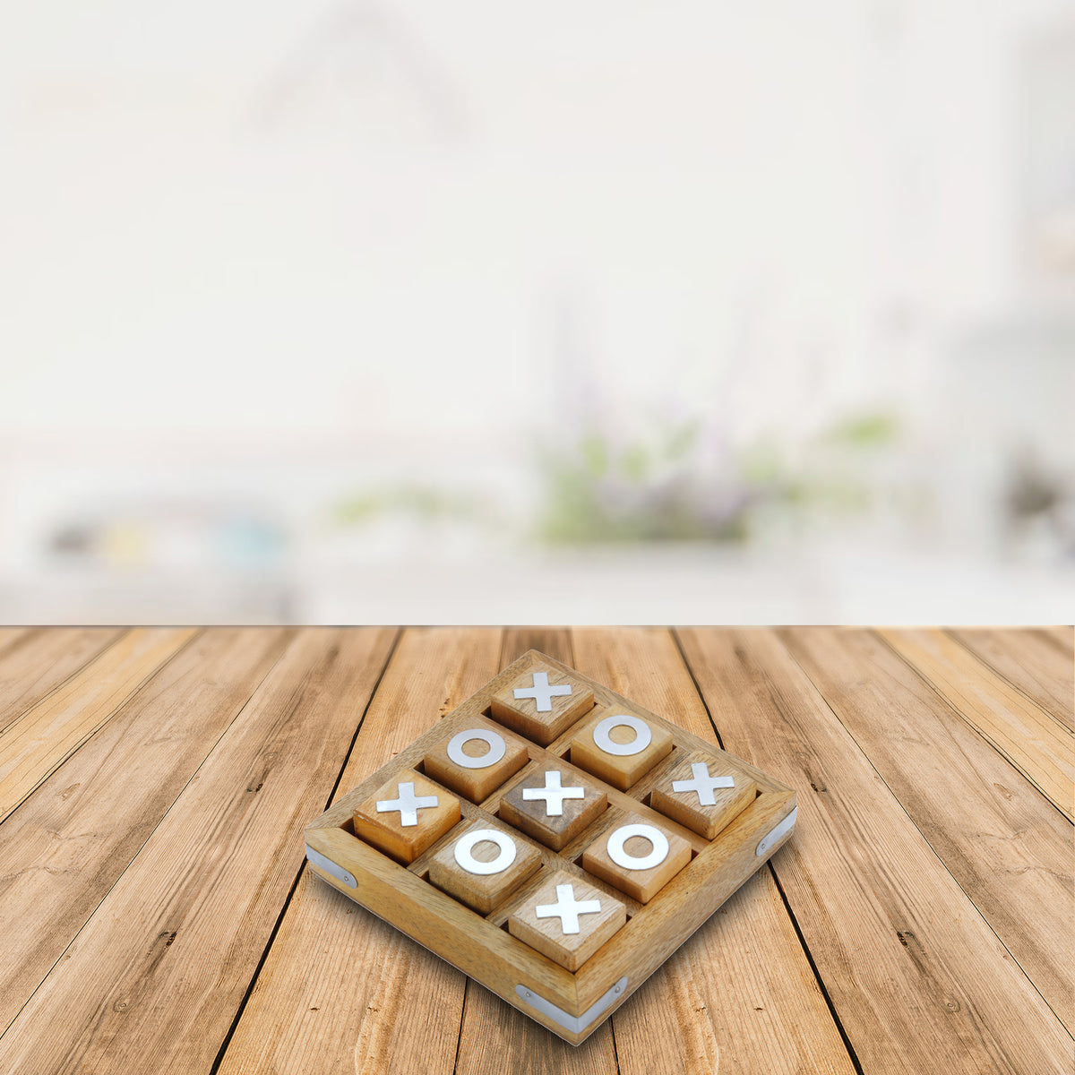 Handmade Wooden Noughts and Crosses / Tic Tac Toe / Tik Tak Toe