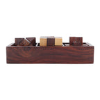 Wooden 3D Puzzles Game 3-in-1 Soma Cube Interlocking Block Snake Cube