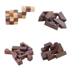 Wooden 3D Puzzle 4 in One Game Set