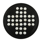Solitaire Board Game with Glass Marbles 9"