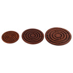 Wooden Labyrinth Ball-in-a-Maze Puzzle 6"