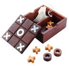 Noughts and Crosses Tic Tac Toe Solitaire 2-in-1 Travel Board Game