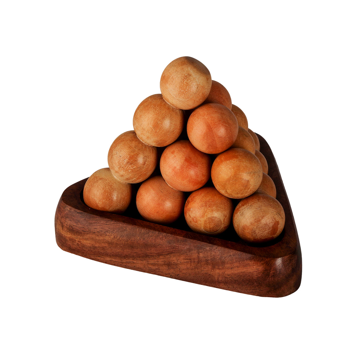 Handmade Wooden Pyramid Puzzle Game