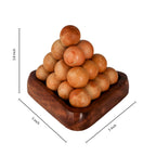 Handmade Wooden Pyramid Puzzle Game