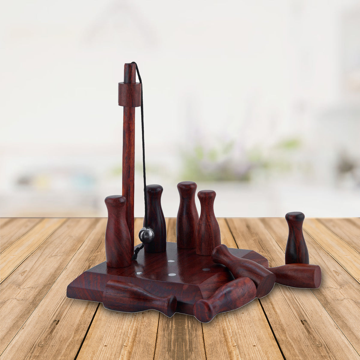 Bar Skittles Game Wooden Toys