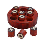 Wooden Noughts Crosses Tic Tac Toe Pedagogical Board Game