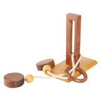 Handmade Wooden Rope and Loop Organic 3D Brain Teaser Puzzle Thread
