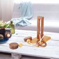 Handmade Wooden Rope and Loop Organic 3D Brain Teaser Puzzle Thread