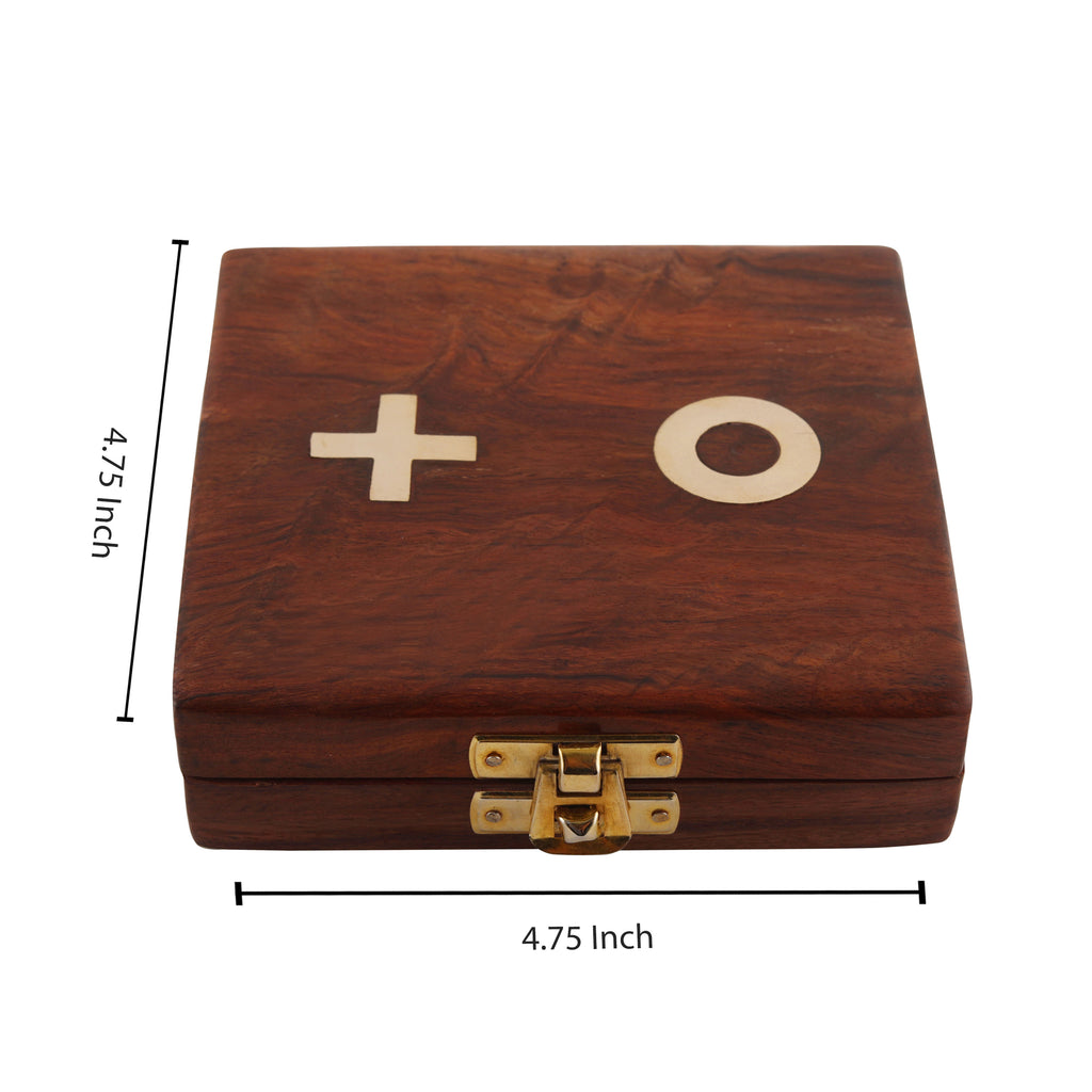 Wooden Tic Tac Toe/ Noughts and Crosses Game