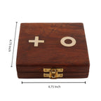 Wooden Tic Tac Toe/ Noughts and Crosses Game