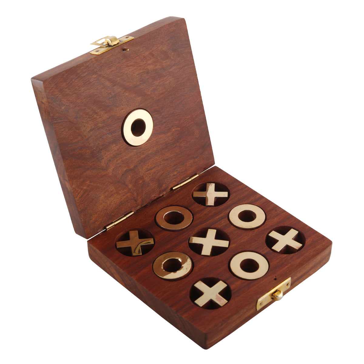 Wooden Tic Tac Toe/ Noughts and Crosses Game