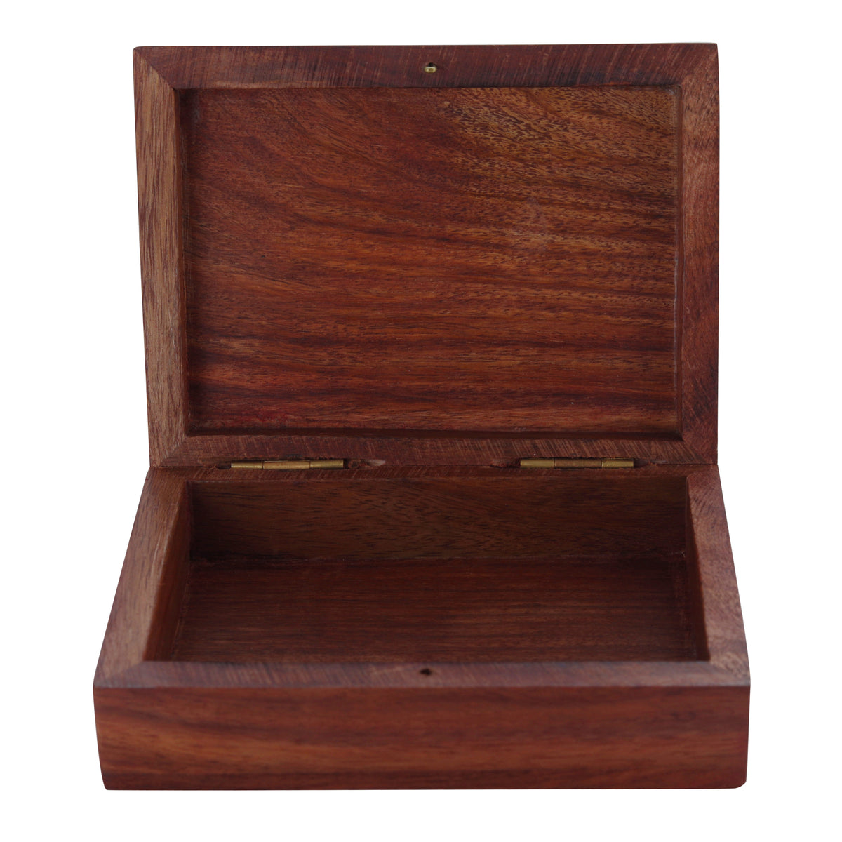 Playing Card Rosewood Deck Case Holder Box Elephant Design Free Cards