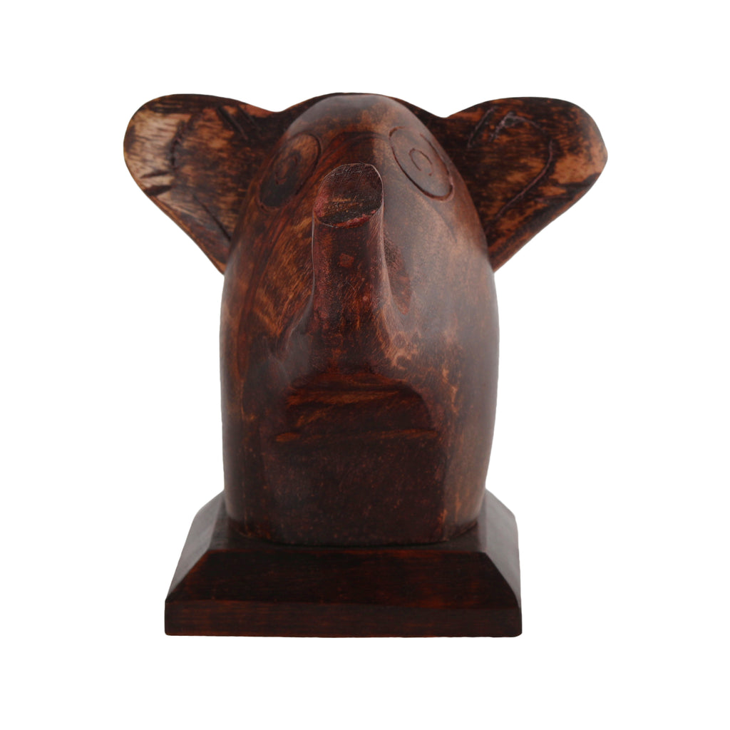 Elephant Lovers Gifts Wooden Spectacle Holder Table Organiser Stand for Men & Women