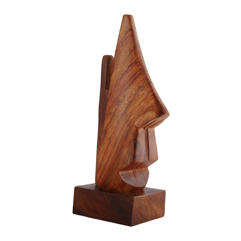 Handmade Wooden Nose Shaped Eyeglass Spectacle Holder Display Stand Home Decorative