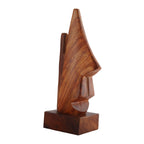 Handmade Wooden Nose Shaped Eyeglass Spectacle Holder Display Stand Home Decorative