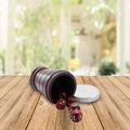 Handmade Wooden Dice Shaker Set with Five Wooden Dice