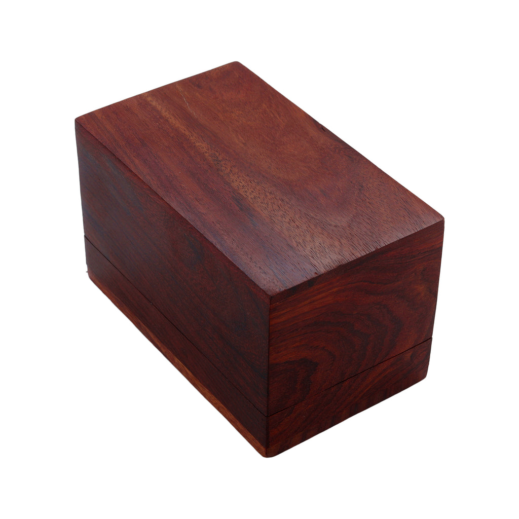 Playing Cards Set of 2 in Handmade Wooden Storage Box Case Holder in Antique Design