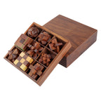 STEM Brain Teaser Puzzle Set, 9 Wooden Mechanical Puzzles