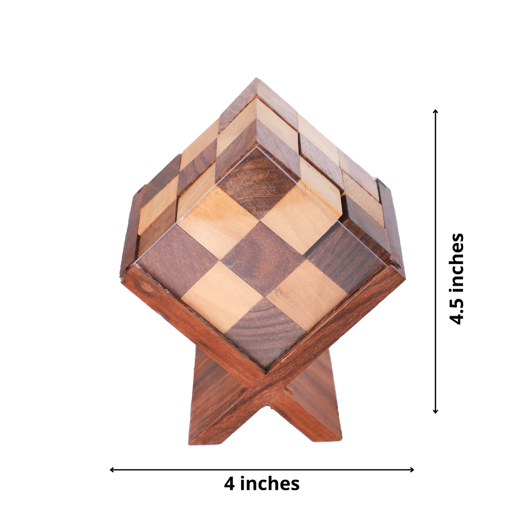 Handmade Complex Wooden Block Puzzle Game