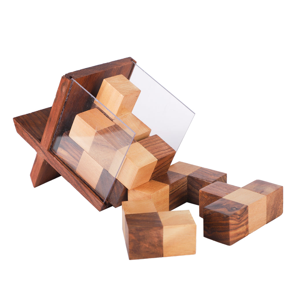 Handmade Complex Wooden Block Puzzle Game