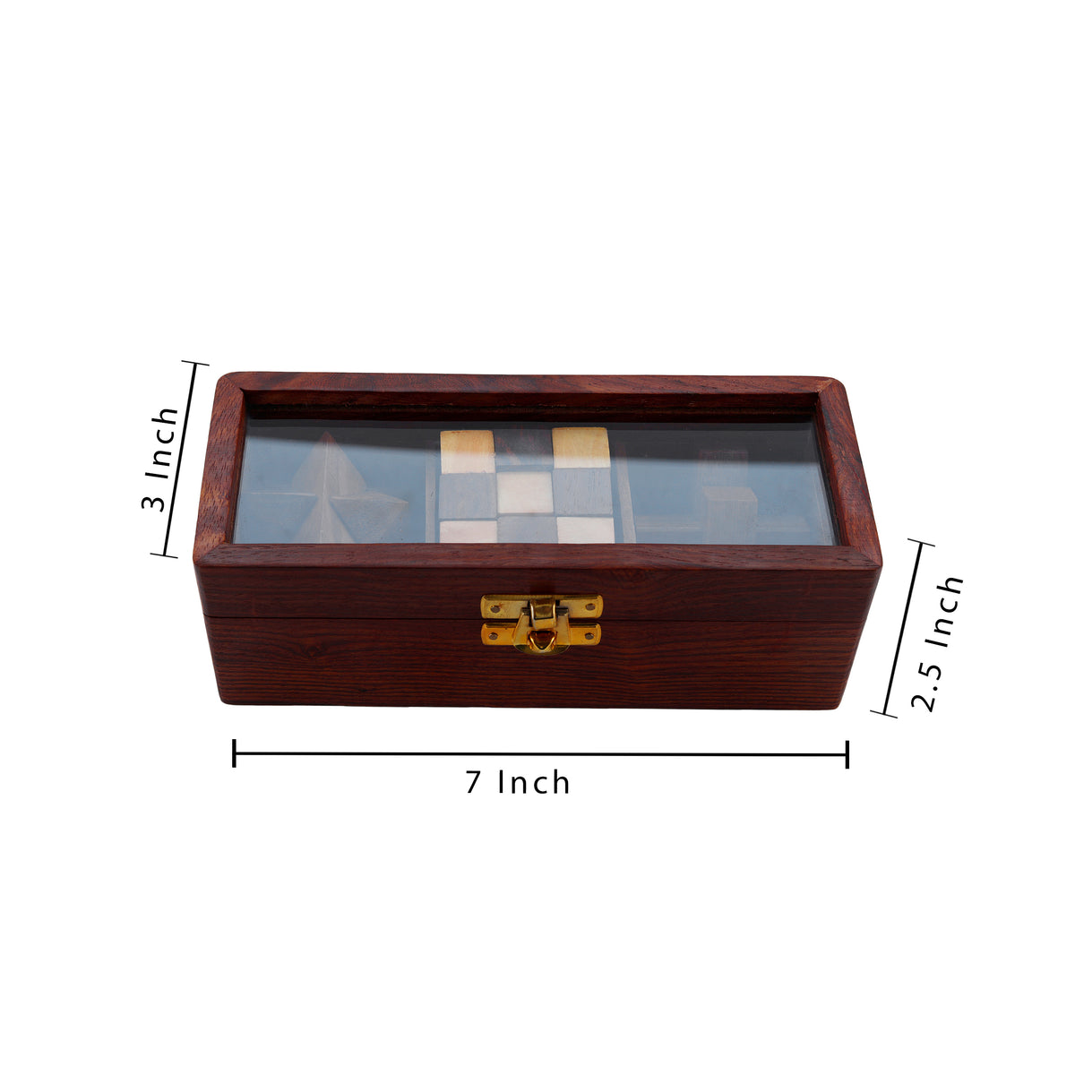 Wooden 3D Puzzles Game 3-in-1 Soma Cube/Interlocking Block/Snake Cube Game