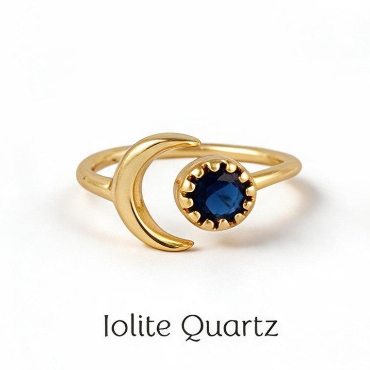 Crescent Shape Adjustable Ring
