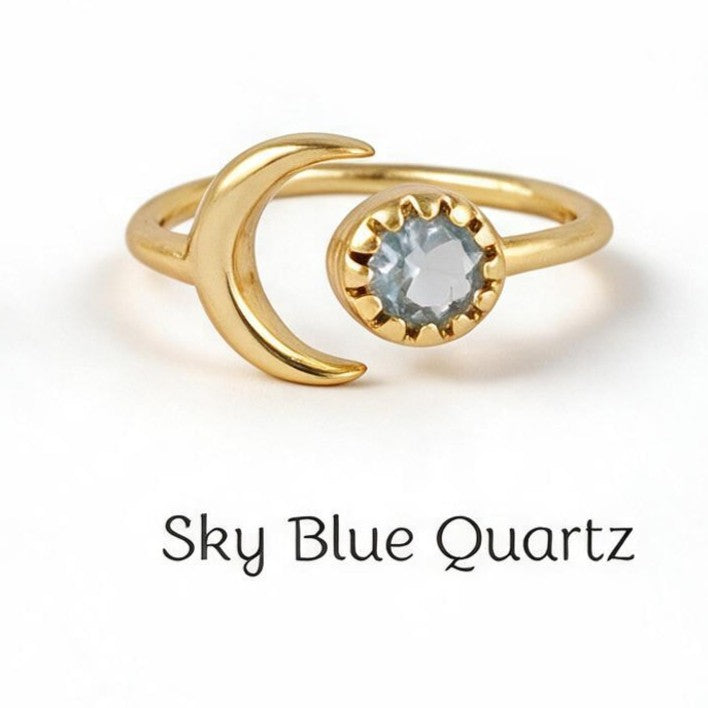 Crescent Shape Adjustable Ring