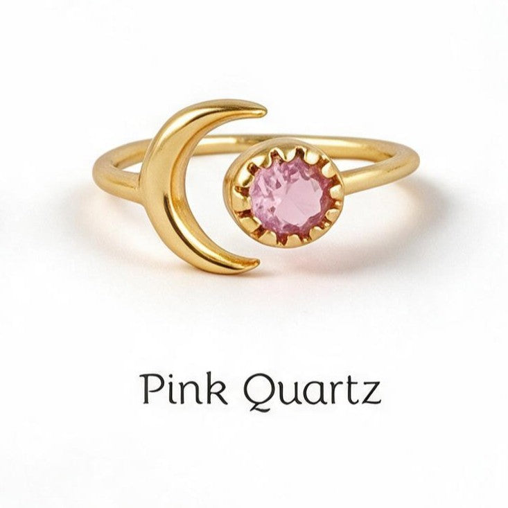 Crescent Shape Adjustable Ring
