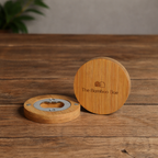 Eco-Friendly Bamboo Fridge Magnet – Minimalist Magnetic Stopper