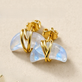 Crescent Stud Earring