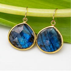 Bezelled Gemstone Multiple Colors