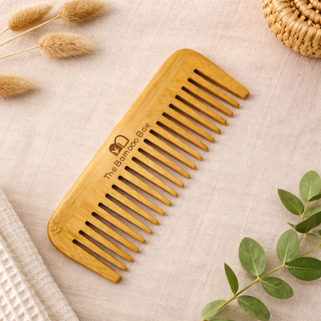 Eco-Friendly Bamboo Comb for Gentle, Sustainable Hair Care