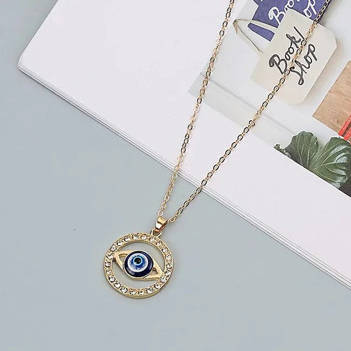 Evil eye  neck chain Color :- silver,  golden