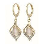 Water drop earrings for women