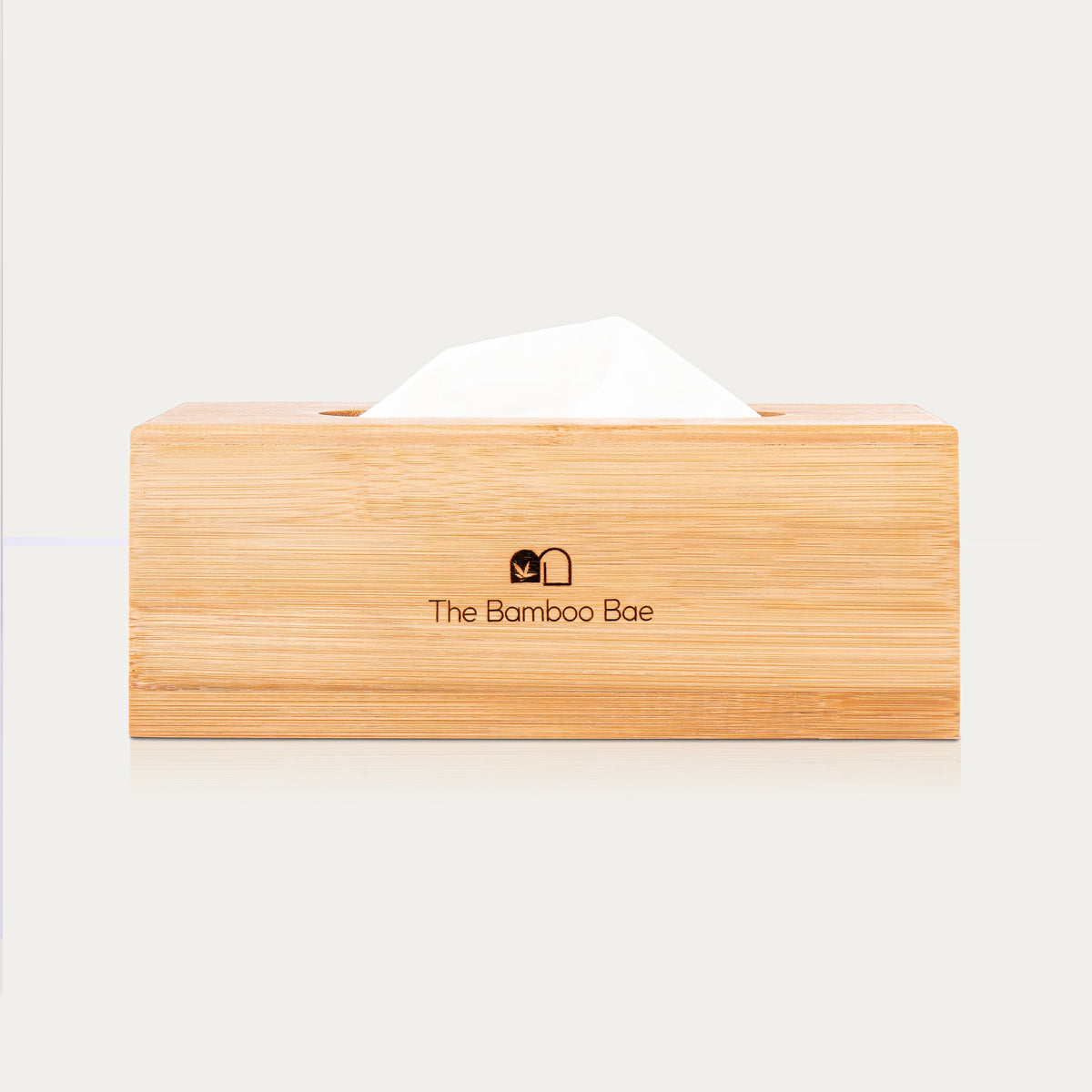 Bamboo Tissue Box – Sustainable Wooden Holder for Home & Office - The Bamboo Bae