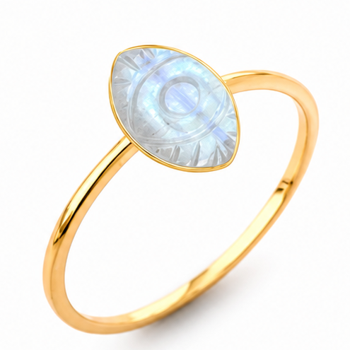Marquose Evil Eye Gemstone Ring