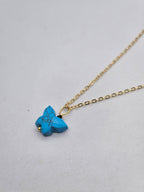 Turquoise Butterfly Charm Pendant