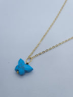 Turquoise Butterfly Charm Pendant