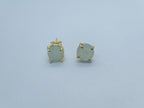 Birthstone Raw Prong Stud Earring