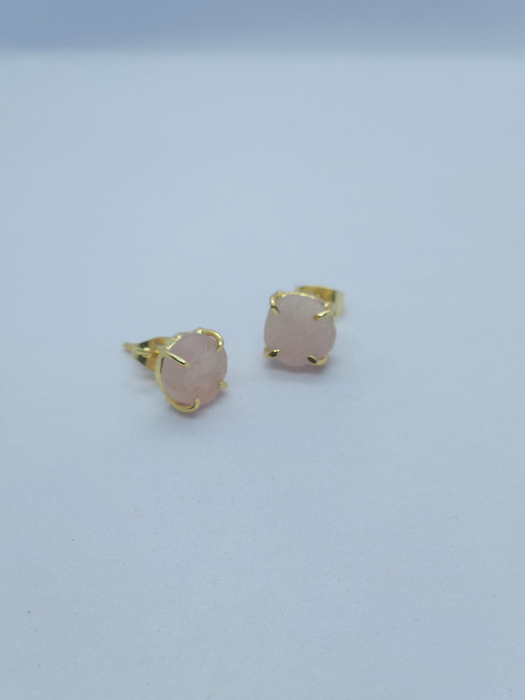 Birthstone Raw Prong Stud Earring