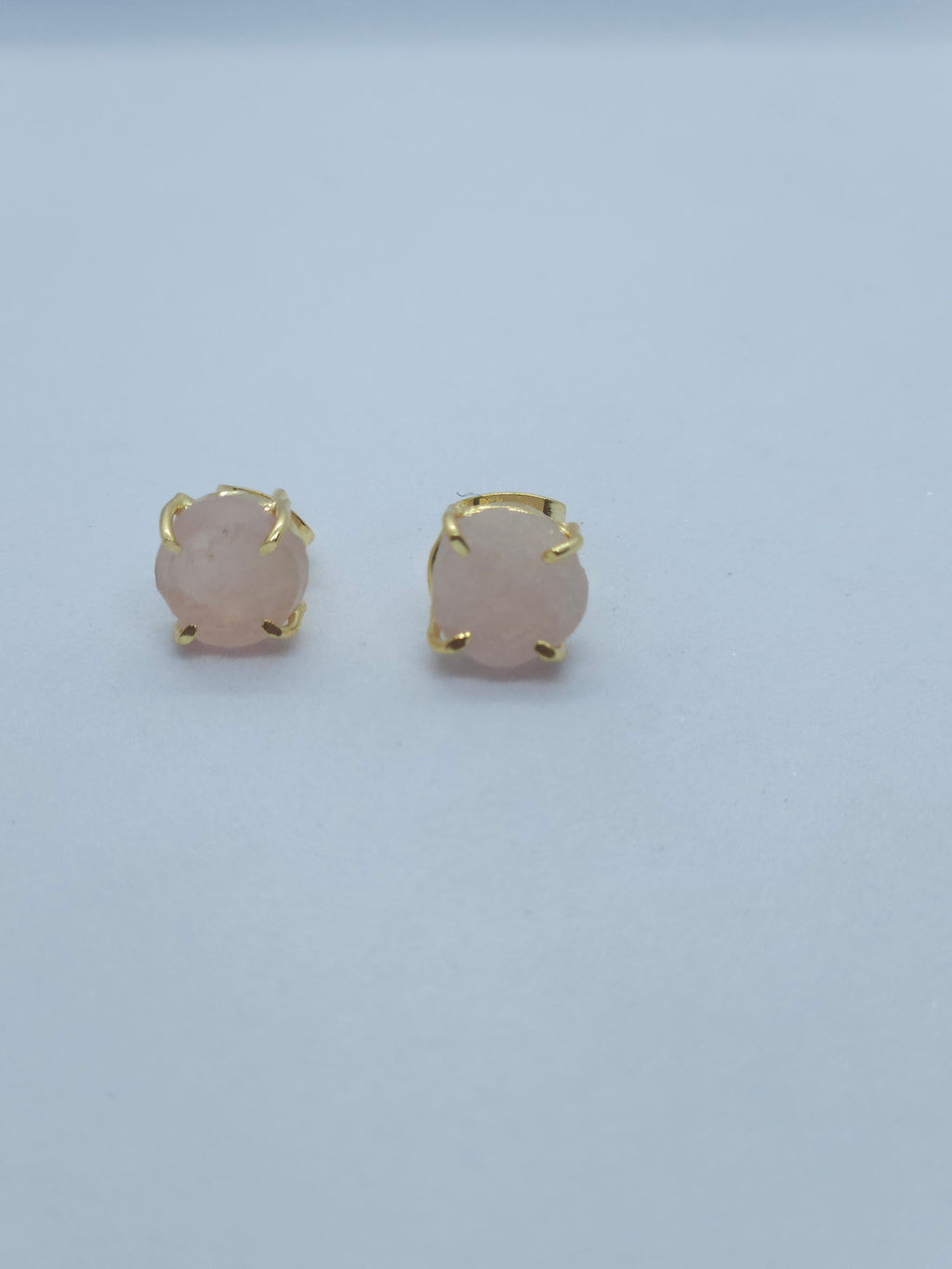 Birthstone Raw Prong Stud Earring