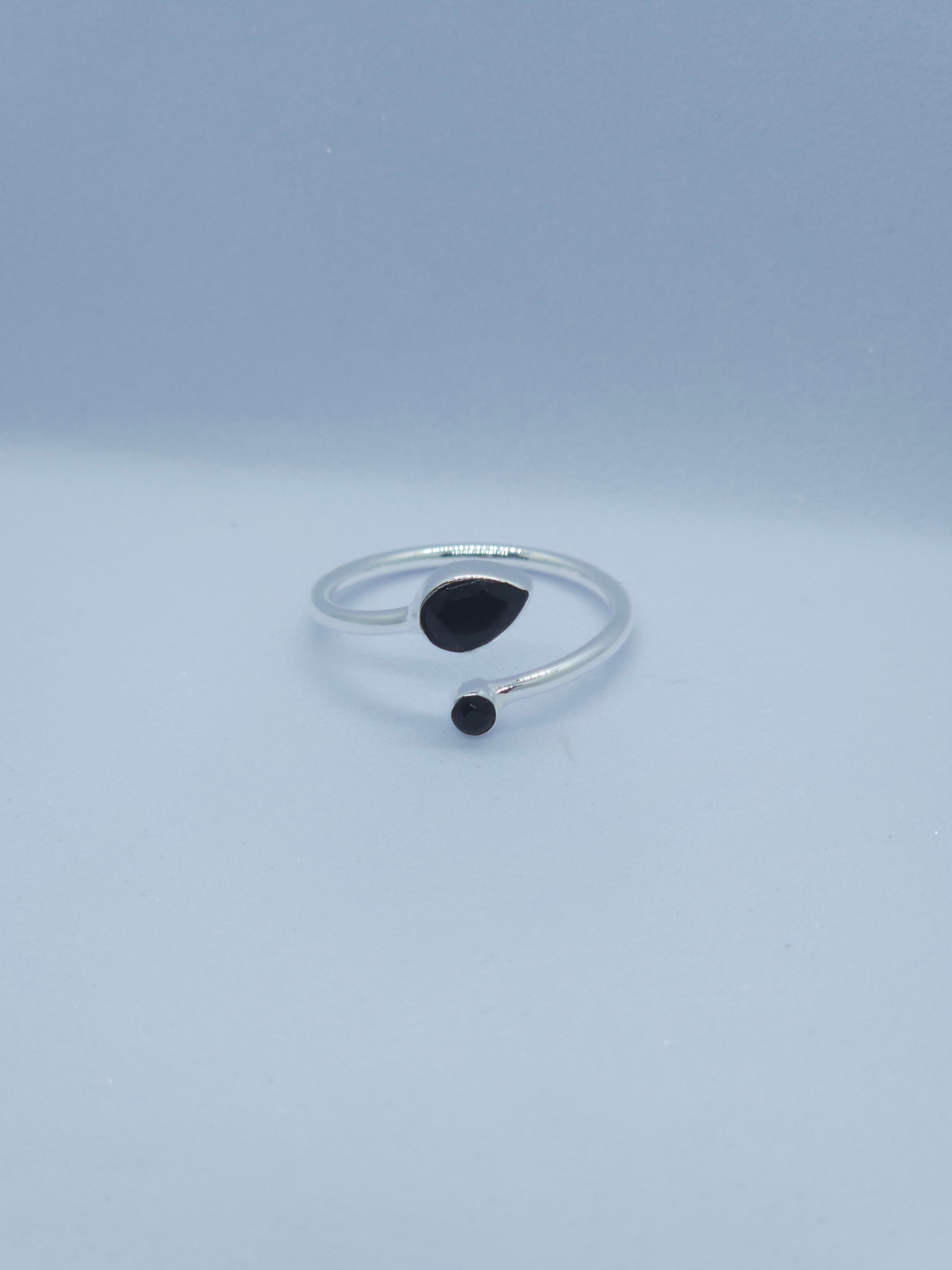 Ring 2 stone, Adjustable