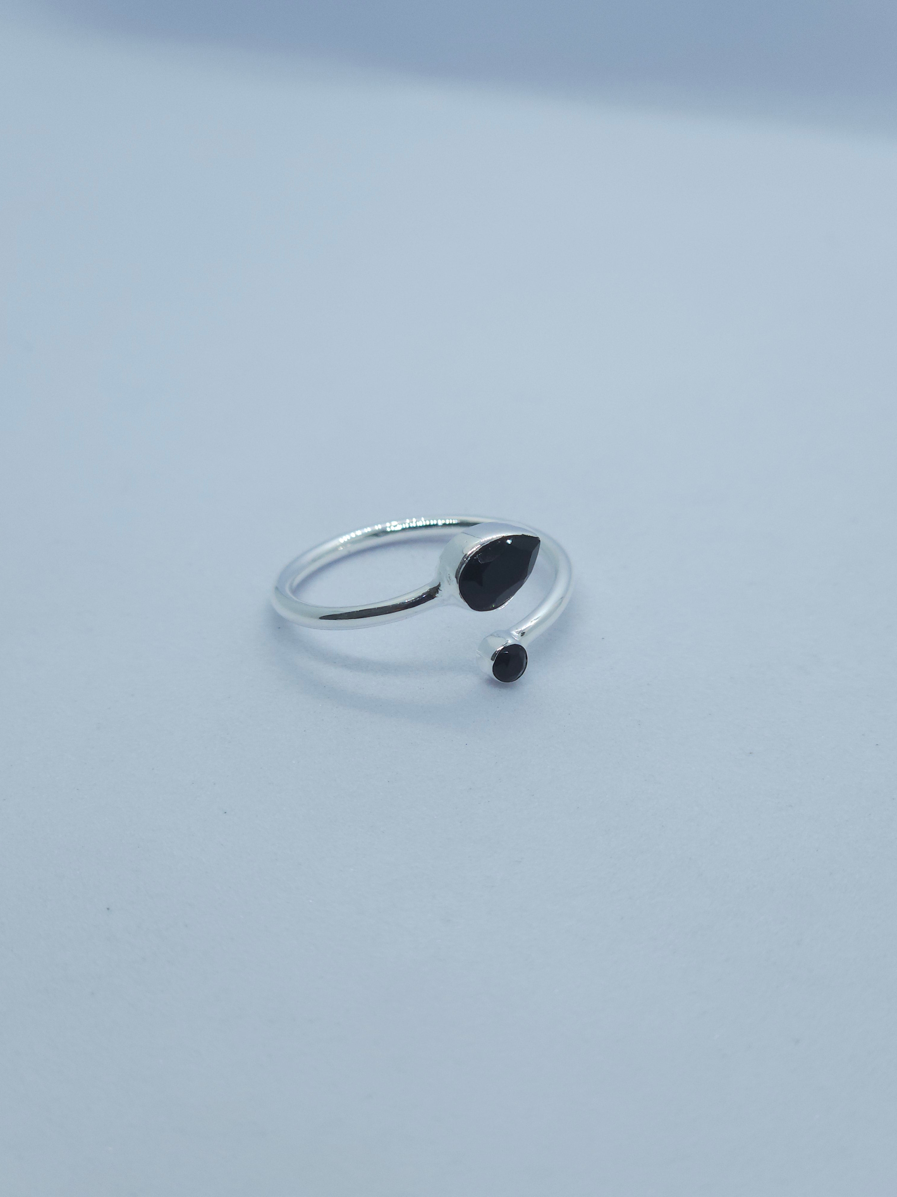 Ring 2 stone, Adjustable