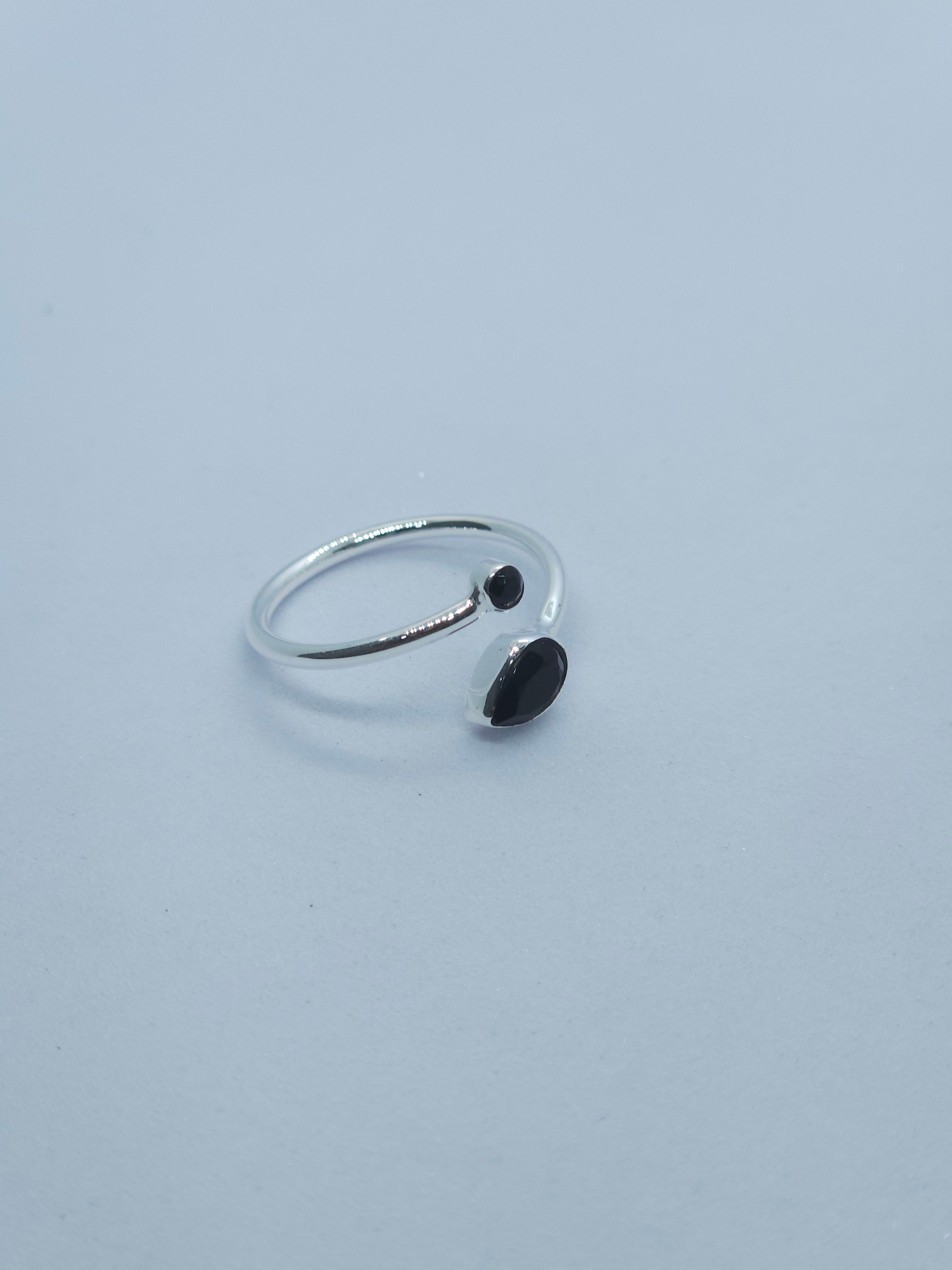 Ring 2 stone, Adjustable