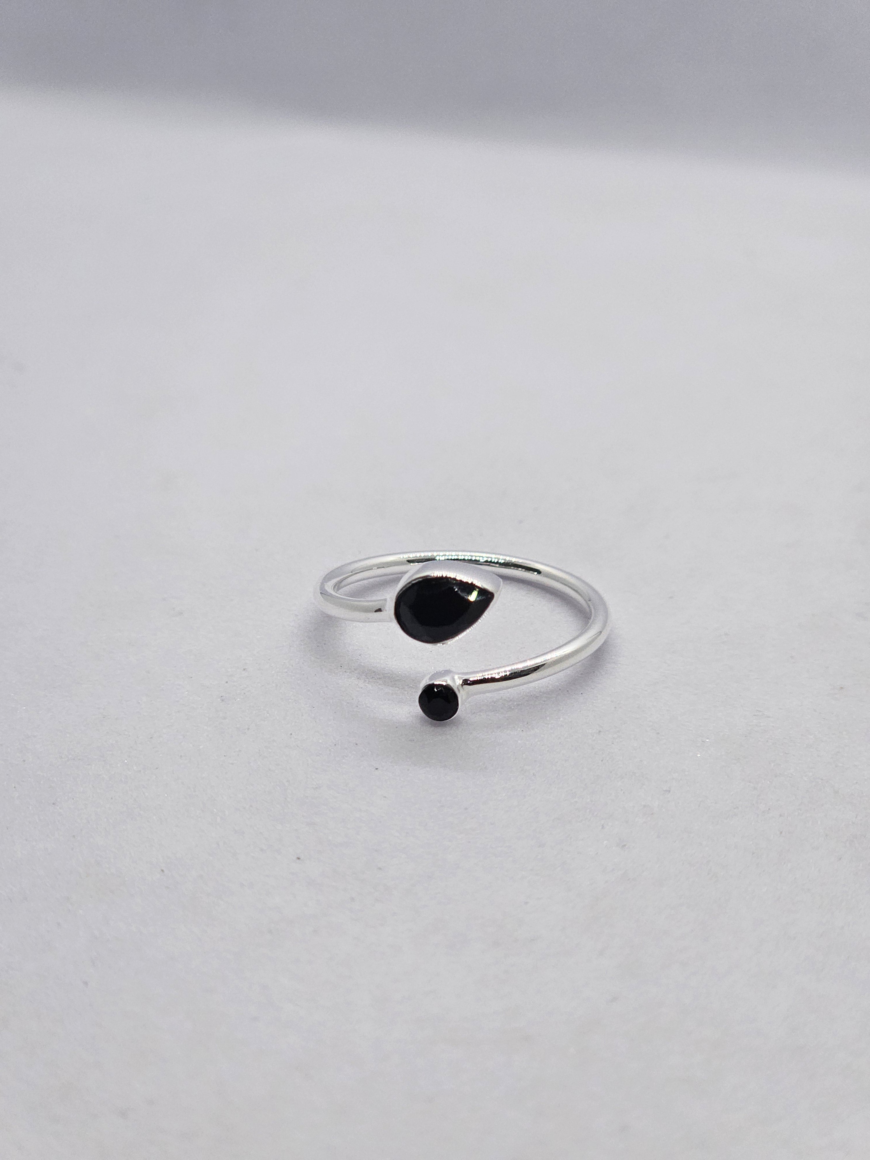 Ring 2 stone, Adjustable