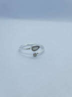 Ring 2 stone, Adjustable
